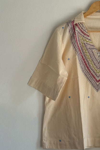Ivory Boho Top