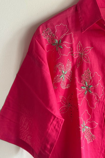 Fuchsia Bloom Shirt