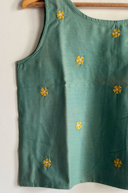 Tribal Bloom Crop Top