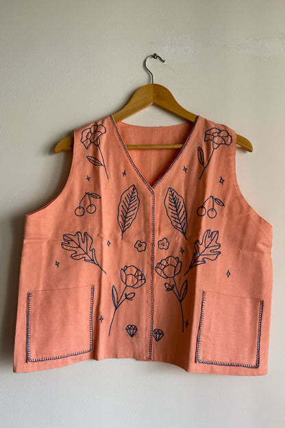 Peach Reverie Shrug
