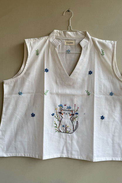 The Garden Cat Top