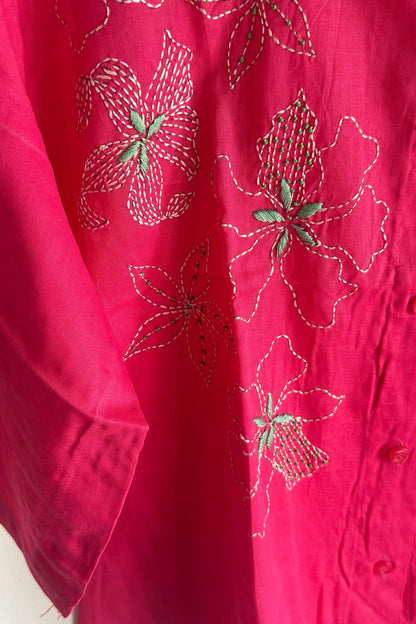 Fuchsia Bloom Shirt