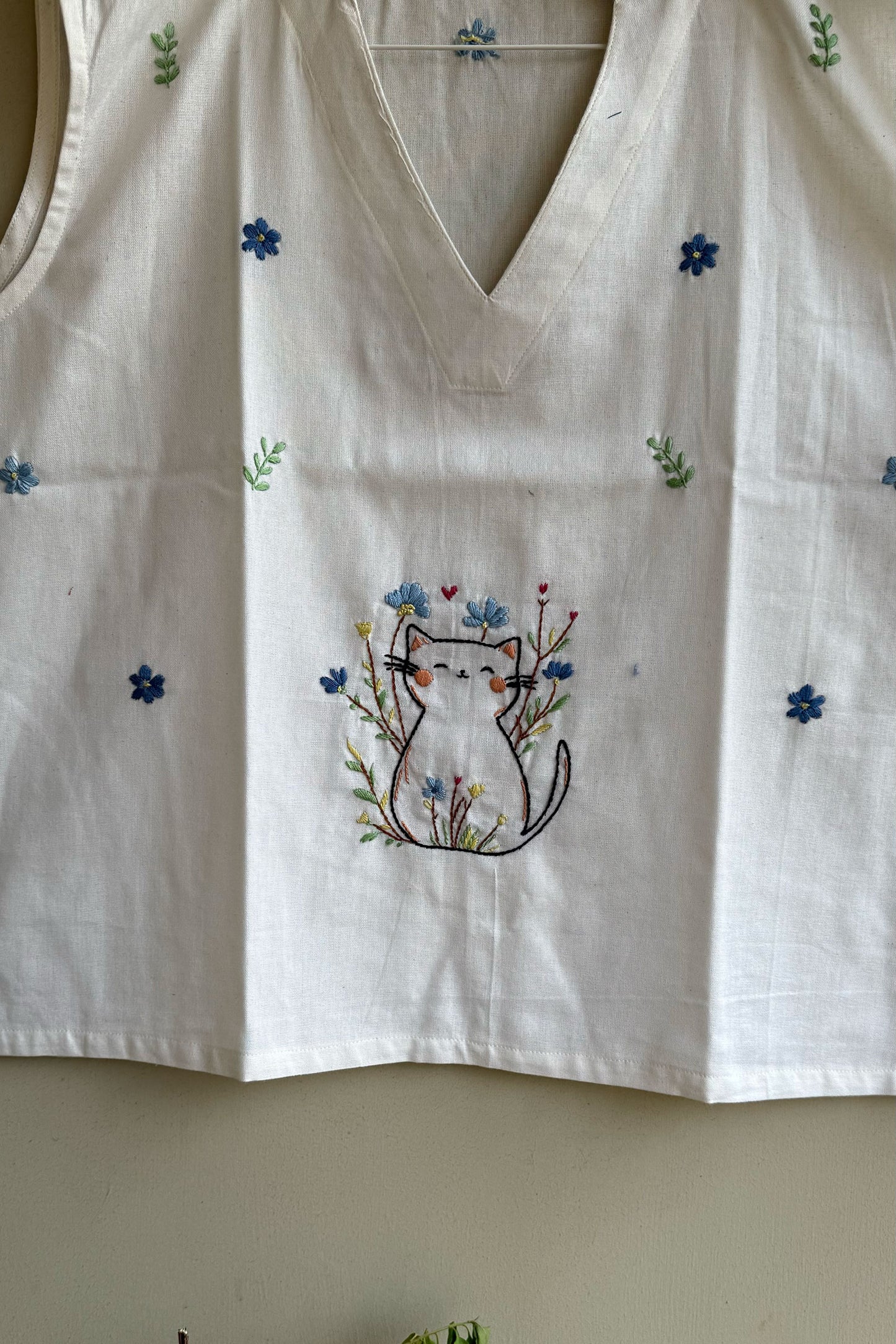 The Garden Cat Top