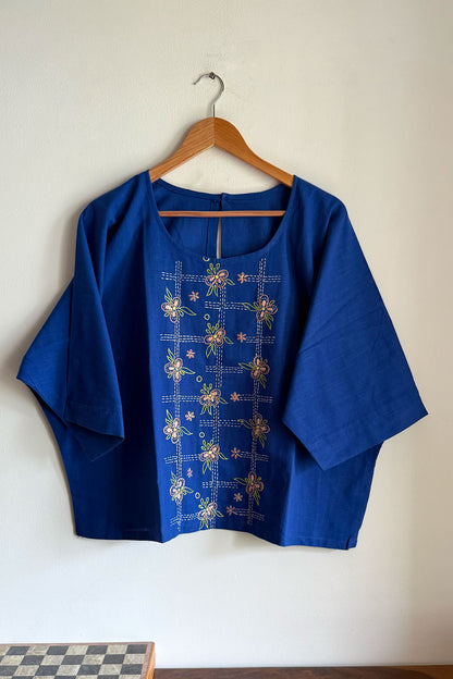 Cobalt Bloom Top