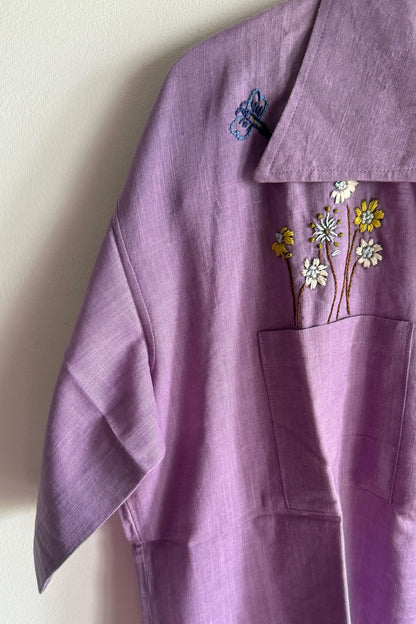 Lilac Wildflower Shirt