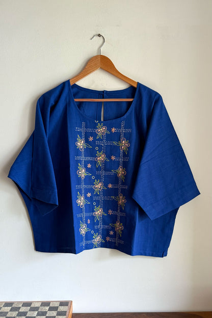 Cobalt Bloom Top