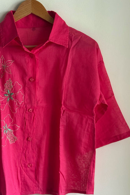 Fuchsia Bloom Shirt
