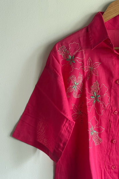 Fuchsia Bloom Shirt