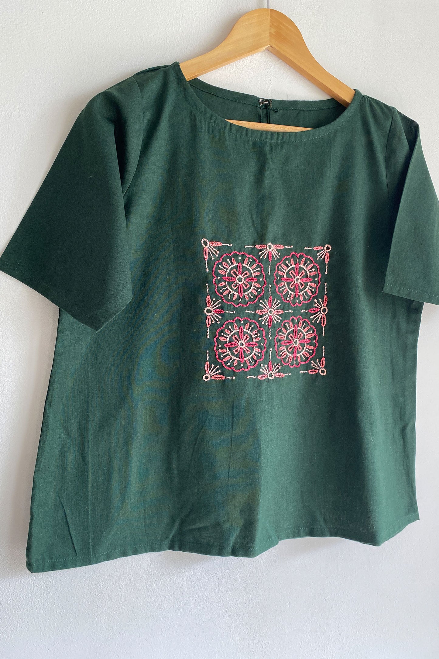 Emerald Bloom Top