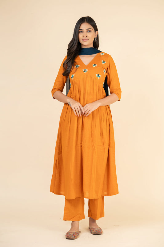 Palash Embroidered Suit Set