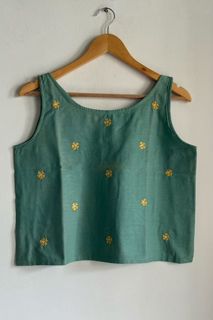 Tribal Bloom Crop Top