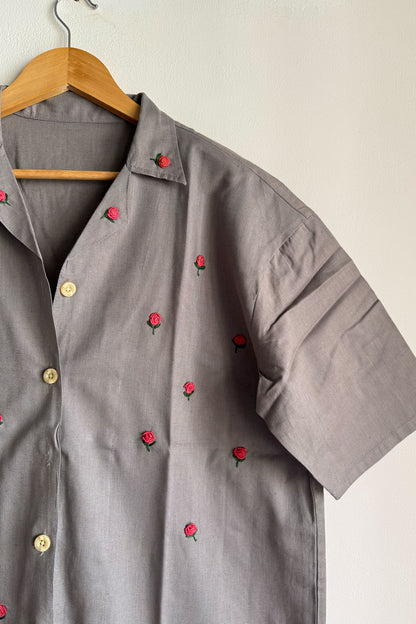 Grey Flora Shirt (Unisex)