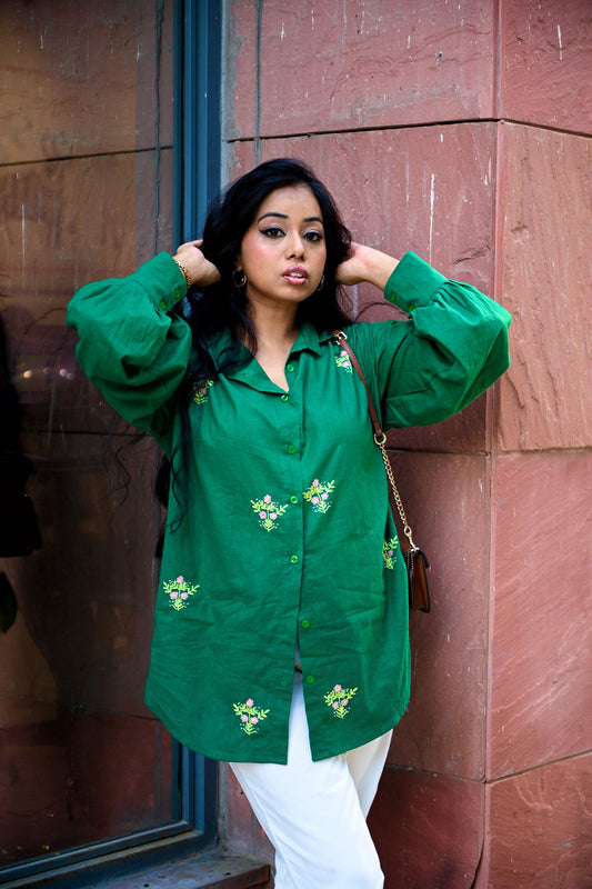 Jade Bloom Shirt
