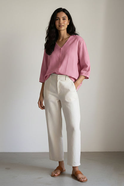 Taffy Pink Relaxed Fit Shirt