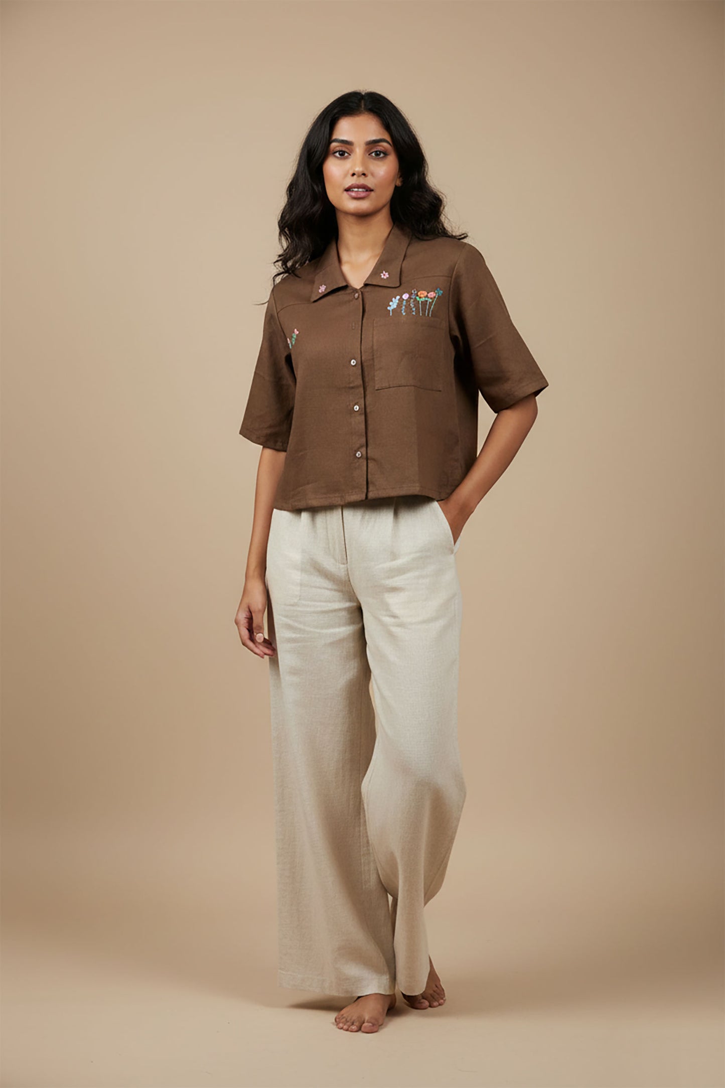 Meadow Brown Bloom Shirt