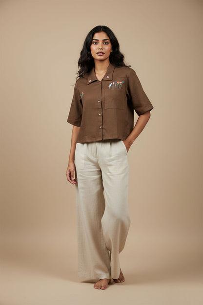 Meadow Brown Bloom Shirt