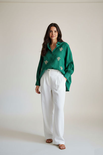 Jade Bloom Shirt